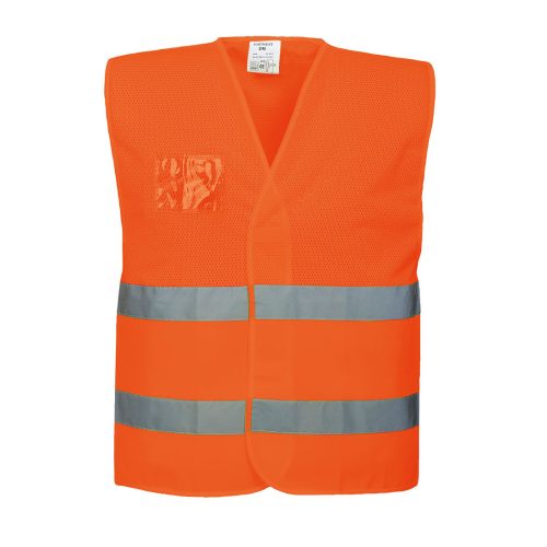 Portwest C494 Hi-Vis Mesh mellény Narancs - S/M