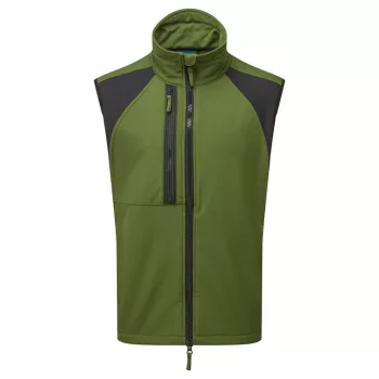   Portwest CD876 WX2 Eco Softshell mellény (2L) Olívazöld - S