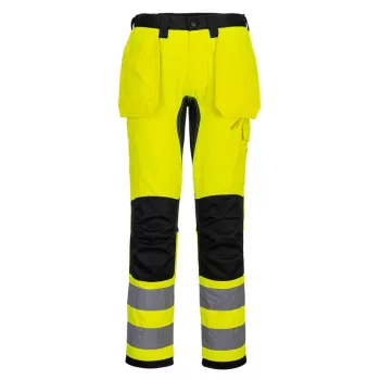   Portwest CD889 WX2 Hi-Vis nadrág lezippzározható lengőzsebbel Sárga/Fekete - 28