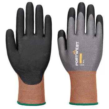   Portwest CT21 CT Cut C21 nitril vágásbiztos kesztyű Szürke/Fekete - XS