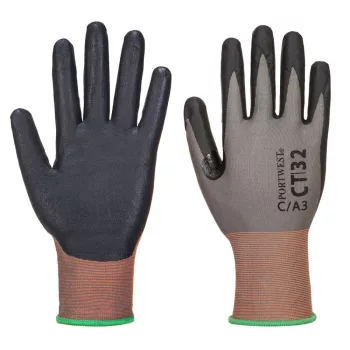   Portwest CT32 CS CUT F13 nitril vágásbiztos kesztyű Szürke/Fekete - XS