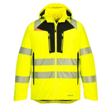 Portwest DX461 DX4 Hi-Vis Téli kabát Sárga/Fekete - S