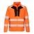 Portwest DX473 DX4 Hi-Vis Hybrid Baffle kabát Narancs/Fekete - S