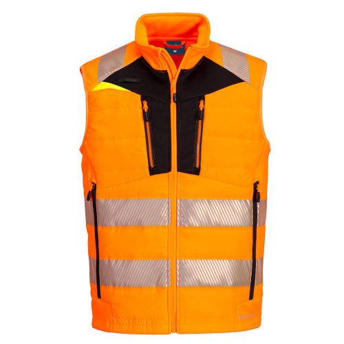 Portwest DX479 DX4 Hi-Vis Softshell Mellény Narancs / Fekete - S