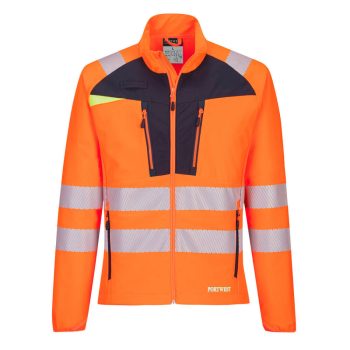 Portwest DX481 DX4 Hi-Vis Zip Base felső Narancs/Fekete - S
