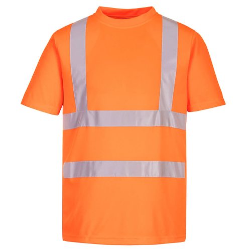 Portwest EC12 Eco Hi-Vis póló (6-os csomag) Narancs - S