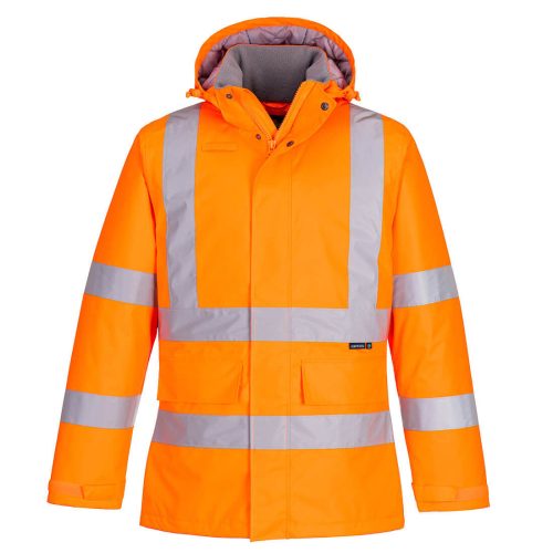 Portwest EC60 Eco Hi-Vis téli dzseki Narancs - S