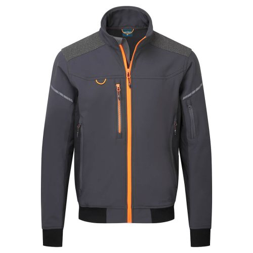 Portwest EV464 EV4 Softshell bomber dzseki (3L) Mole szürke - S