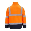 Portwest F301 Láthatósági kontraszt polár pulóver Narancs/Navy - XS