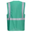 Portwest F476 Iona vezetői mellény Üvegzöld - S