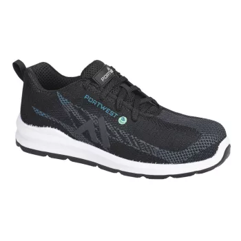   Portwest FC06 Eco Fly Composite Trainer S1PS SR FO Fekete/Kék - 36