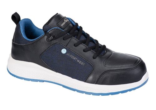 Portwest FC07 Eco Composite Trainer S3S SR Fekete / Kék - 37