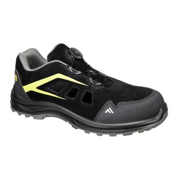   Portwest FE06 Composite szandál S1 ESD SR FO Fekete/Zöld - 37