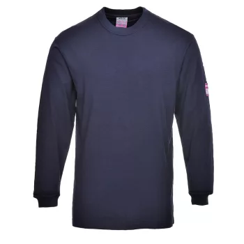   Portwest FR11 Lángálló, antisztatikus hosszú ujjú póló Navy - XS