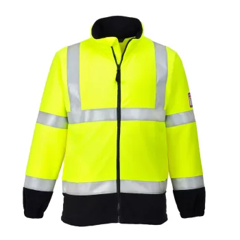   Portwest FR31 FR Antisztatikus, láthatósági polár pulóver Sárga - S