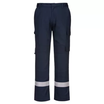   Portwest FR401 Bizflame Plus Lightweight Stretch lángálló nadrág Navy - S