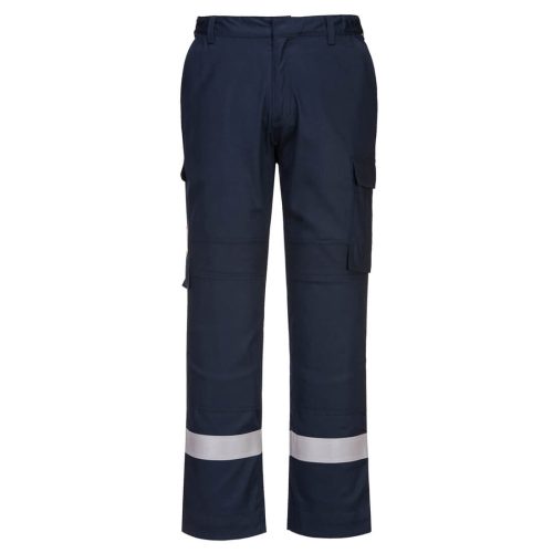 Portwest FR401 Bizflame Plus Lightweight Stretch lángálló nadrág Navy - S