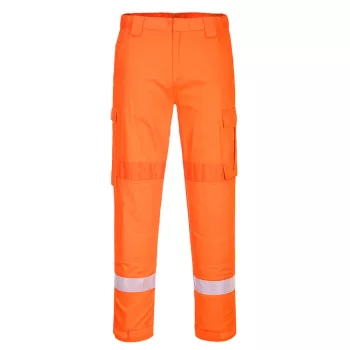   Portwest FR401 Bizflame Plus Lightweight Stretch lángálló nadrág Narancs - S
