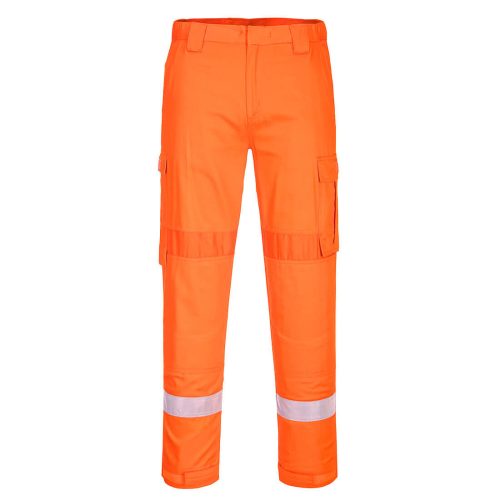 Portwest FR401 Bizflame Plus Lightweight Stretch lángálló nadrág Narancs - S