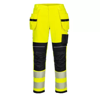   Portwest FR407 PW3 FR Hi-Vis lengőzsebes lángálló nadrág Sárga/Fekete - 28