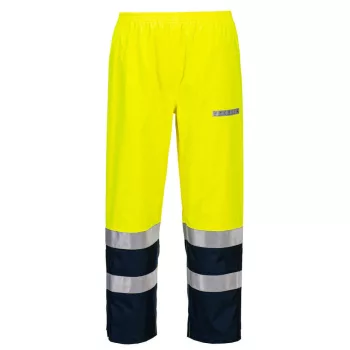   Portwest FR410 Bizflame Rain+ Hi-Vis Light Arc nadrág Sárga/Navy - S