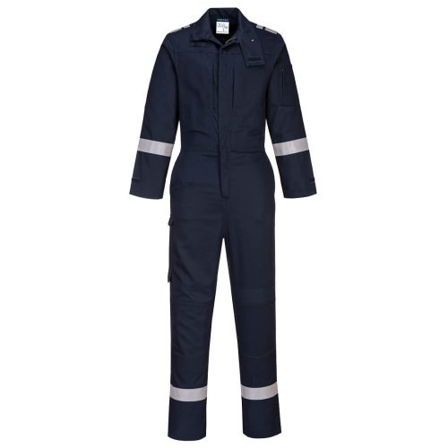 Portwest FR501 Bizflame Plus Stretch lángálló overál Navy - S