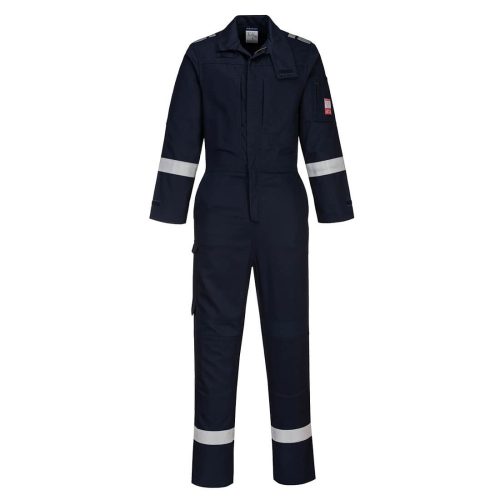 Portwest FR502 Bizflame Plus Lightweight Stretch lángálló overál Navy - S