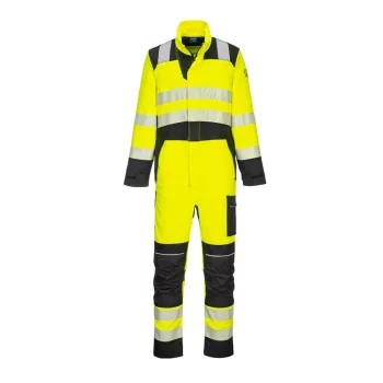   Portwest FR507 PW3 FR Hi-Vis lángálló overál Sárga/Fekete - S