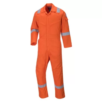   Portwest FR50 Lángálló, antisztatikus overál, 350g Narancs - 3XL