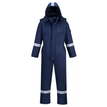   Portwest FR53 FR Anti-Static lángálló téli overál Navy - S