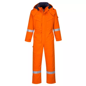   Portwest FR53 FR Anti-Static lángálló téli overál Narancs - S