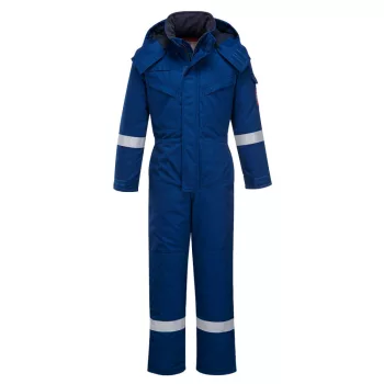   Portwest FR53 FR Anti-Static lángálló téli overál Royal kék - S