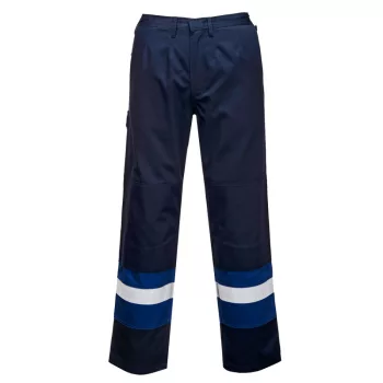   Portwest FR56 Bizflame Plus kéttónusú nadrág Navy/Royal - S