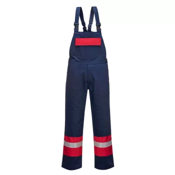 Portwest FR57 Bizflame Plus kantáros nadrág Navy - S