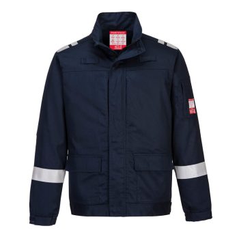   Portwest FR601 Bizflame Plus Lightweight Stretch lángálló kabát Navy - S