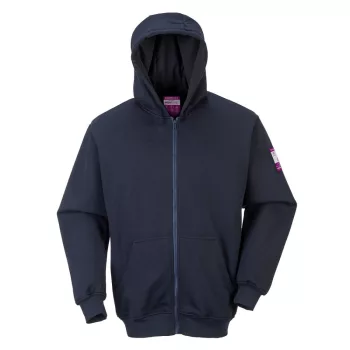 Portwest FR81 FR kapucnis pulóver Navy - S