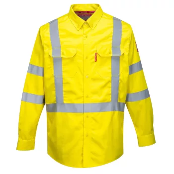 Portwest FR95 Bizflame 88/12 FR Hi-Vis ing Sárga - S