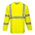 Portwest FR96 FR Hi-Vis hosszú ujjú pólóing Sárga - S