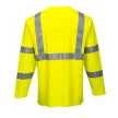 Portwest FR96 FR Hi-Vis hosszú ujjú pólóing Sárga - S