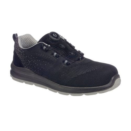 Portwest FT08 Compositelite Wire Lace Biztonsági Trainer S1P Fekete / Szürke - 36