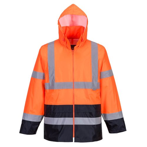 Portwest H443 Hi-Vis Classic Contrast esődzseki Narancs / Navy - S