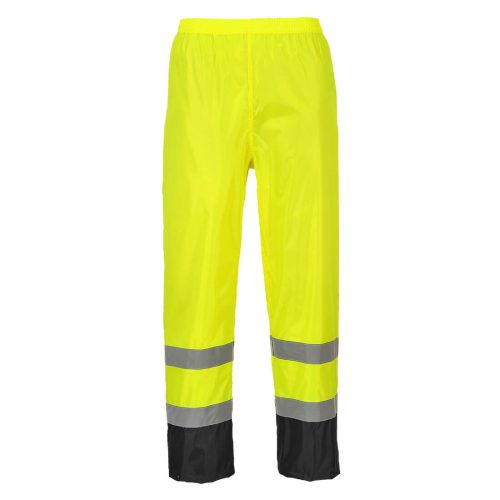 Portwest H444 Hi-Vis Classic Contrast esőnadrág Sárga / Fekete - S