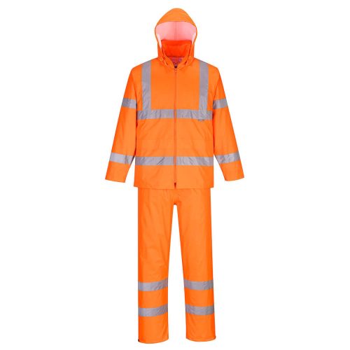 Portwest H448 Hi-Vis Packaway esőruha Narancs - S