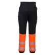 Portwest KX341 PW3 Hi-Vis Flexi Class 2 jólláthatósági munkaruha Fekete/Narancs - S