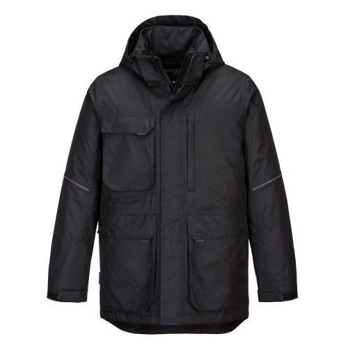 Portwest KX360 KX3 Parka Kabát Fekete - S