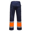 Portwest L049 Hi-Vis könnyű, kéttónusú Combat nadrág Narancs/Navy - S