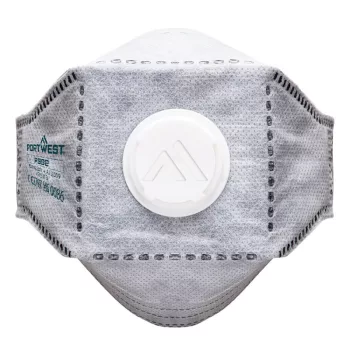   Portwest P392 EAGLE FFP3 szénszelepes, összehajtható, lapos légzőkészülék (10 darab) Fehér