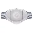 Portwest P392 EAGLE FFP3 szénszelepes, összehajtható, lapos légzőkészülék (10 darab) Fehér
