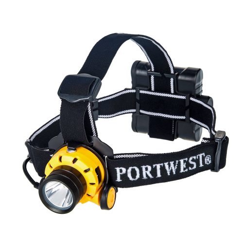 Portwest PA64 Ultra Power fejlámpa Fekete / Sárga