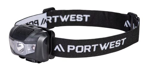 Portwest PA71 USB újratölthető fejlámpa Fekete